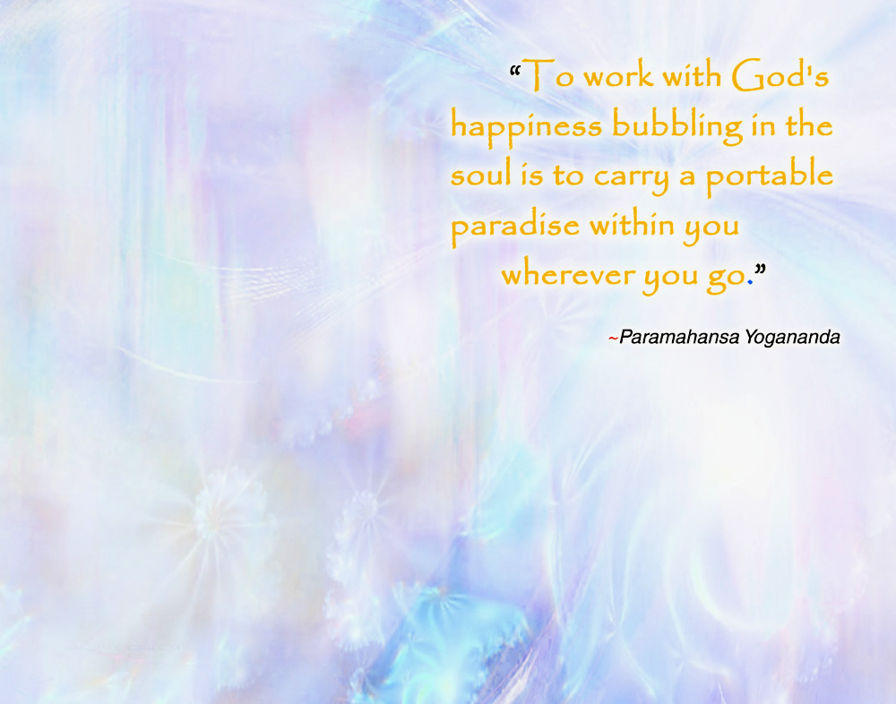 Yogananda paradise pastel wallpaper